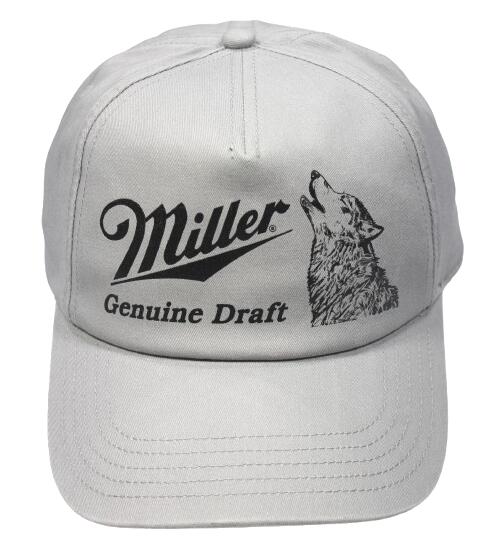 AMERICAN NEEDLE / "MILLER GENUINE DRAFT" SNAPBACK CAP / washed grey アメリカンニードル ミラー スナップバック・キャップ