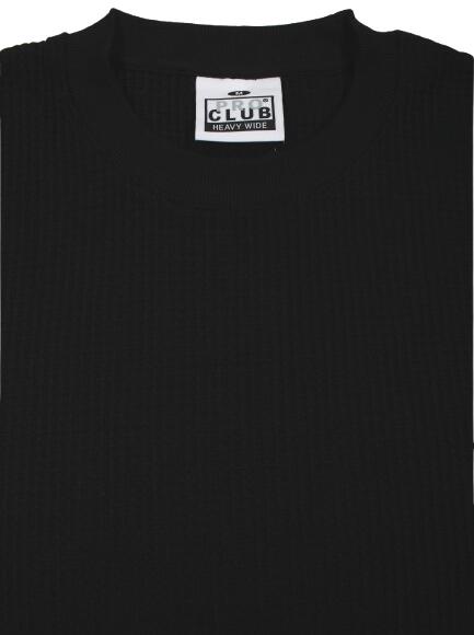 Rakuten - PRO CLUB / HEAVY WEIGHT WIDE THERMAL Tee / black　　プロクラブ　サーマルTシャツ