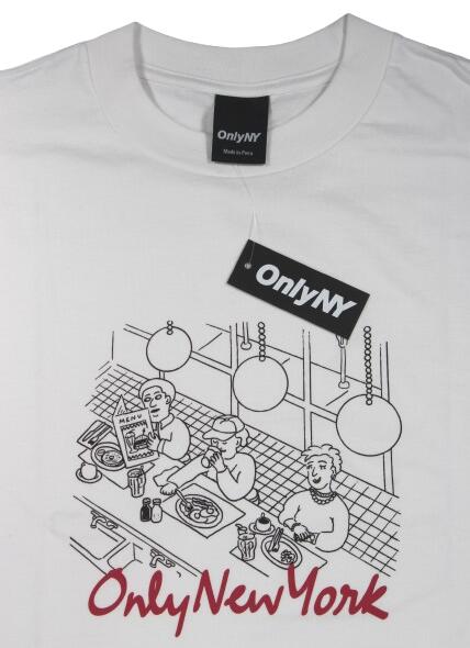 ONLY NY / DINER Tee / white オンリーニューヨーク
