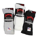 RAILROAD SOCKS / MEN'S 3-PAIRS CREW SOCKS 3足パック レイルロードソックス スラウチソックス