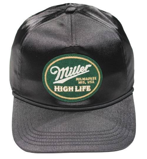 AMERICAN NEEDLE × MILLER / SATIN SNAPBACK CAP / black　　アメリカンニードル　ミラー　スナップバ..