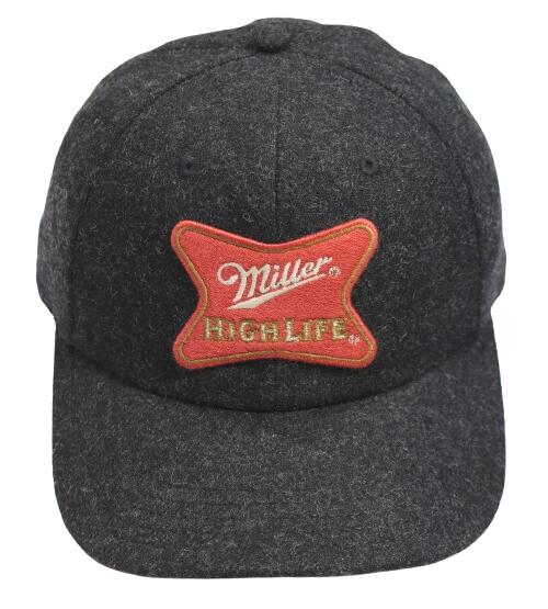 AMERICAN NEEDLE × MILLER / WOOL STRAPBACK CAP / charcoal　　アメリカンニードル　ミラー　スナップ..
