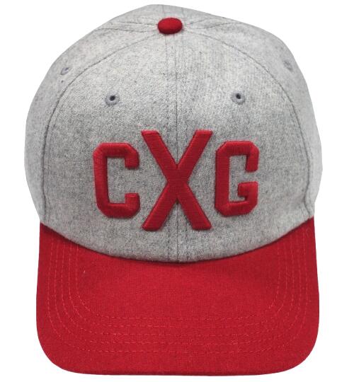 AMERICAN NEEDLE "1903 CUBAN X-GIANTS" WOOL STRAPBACK CAP / heather grey×red　　アメリカンニードル　キューバンXジャイアンツ　ウールキャップ