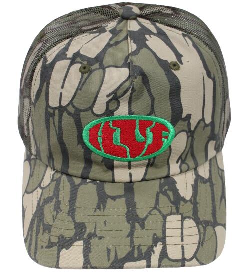 HUF / WARPED CAMO TRUCKER CAP / muted camo　　ハフ　リアルツリー　メッシュトラッカー・キャップ