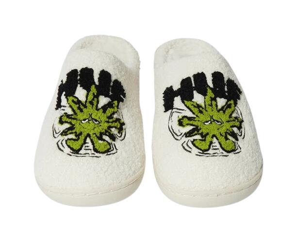 Rakuten - HUF / SNOW ANGEL FUZZY SLIPPER / natural　　ハフ　スリッパ