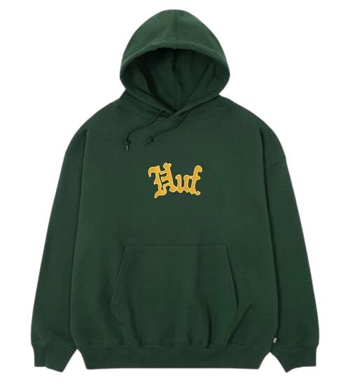 乐天商城 - HUF / NOBLE HOODIE / forest green　　ハフ　スウェットフーディー