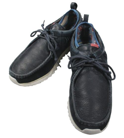 USED!!! CLARKS × STAPLE / TAWYER TWIST (10'S) / navy×white　サイズ 28.5cm　　クラークス　ステイプル