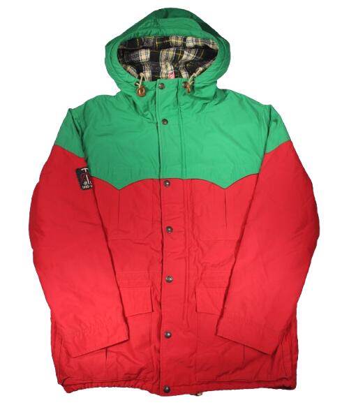Rakuten - USED!!! POLO RALPH LAUREN / 60/40 CLOTH MOUNTAIN JACKET (10'S) / green×red　サイズ XL　　ポロ・ラルフローレン　ロクヨンクロス　マウンテンジャケット