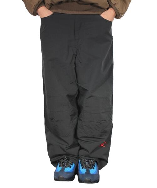 乐天商城 - USED!!! HAZ-MAT / SNOWBOARDING PANTS (90'S) / black　サイズ L　　ハズマット　ナイロンパンツ