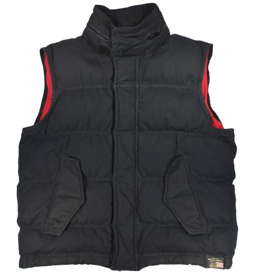 USED!!! RALPH LAUREN DENIM & SUPPLY / DOWN VEST / black (10'S)　サイズ L　　ラルフローレン　デニム・アンド・サプライ　ダウンベスト