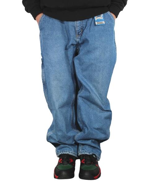 USED!!! CARHARTT / FLEECE LINER DENIM PAINTER PANTS (00'S)　サイズ W34×L30　　カーハート　ペインターパンツ