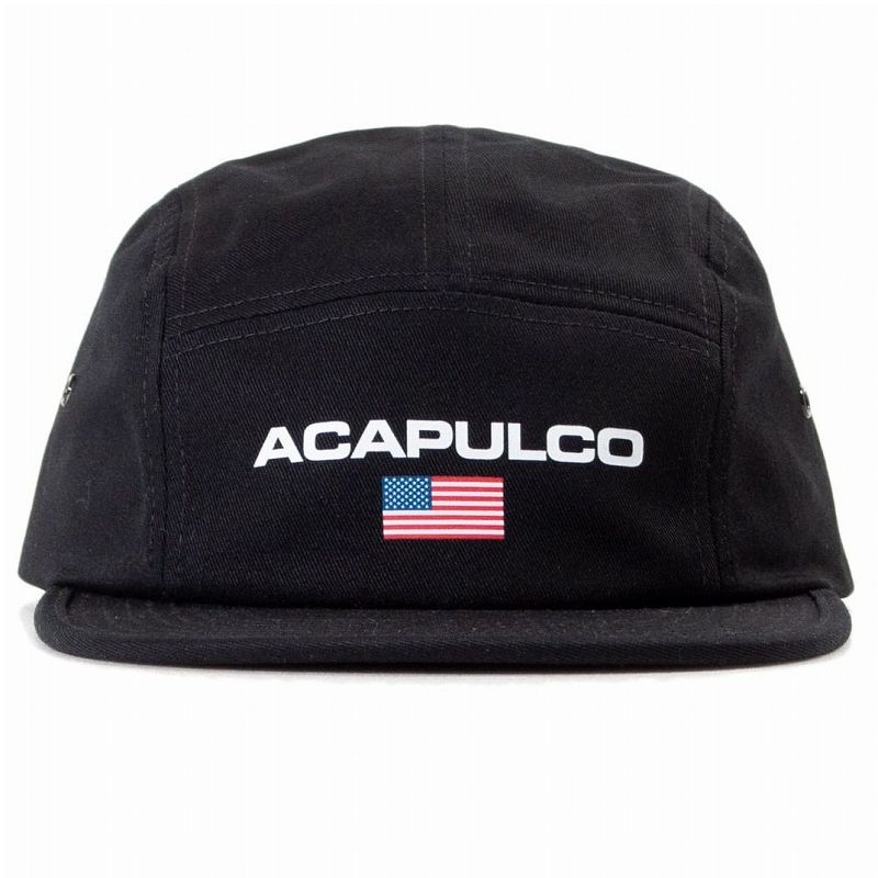 ACAPULCO GOLD "NINE-TWO" CAMP CAP / black アカプルコゴールド キャンプキャップ ジェットキャップ