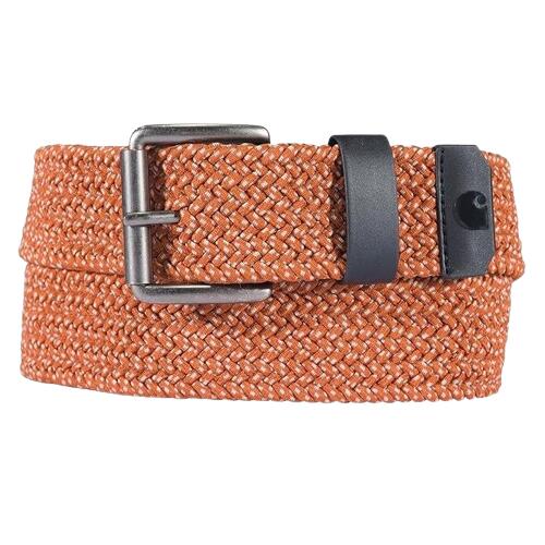 Rakuten - CARHARTT / RUGGED FLEX NYLON CORD BRAIDED BELT / burnt sienna　　カーハート　USワークライン　メッシュベルト