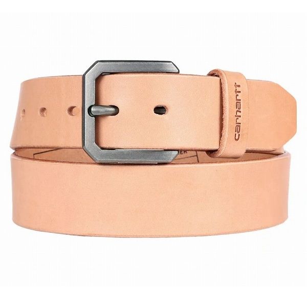 乐天商城 - CARHARTT / SADDLE LEATHER CLASSIC BELT / natural　　カーハート　USワークライン　レザーベルト