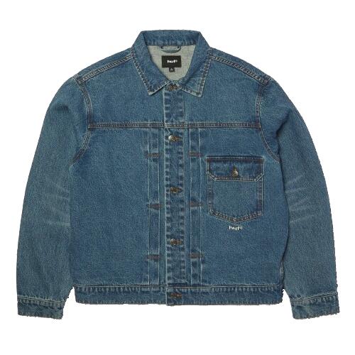 乐天商城 - HUF / 89 TRUCKER JACKET / indigo　　ハフ　デニム・トラッカージャケット