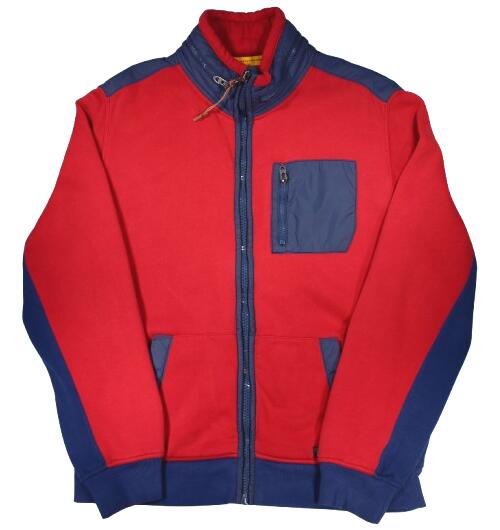 Rakuten - USED!!! POLO RALPH LAUREN / ZIP-UP SWEAT JACKET (00-10'S) / red×navy　サイズ L　　ポロ・ラルフローレン　スウェットジャケット