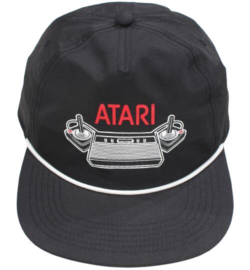 Rakuten - AMERICAN NEEDLE × ATARI / NYLON ROPE SNAPBACK CAP / black　　アメリカンニードル　アタリ　ナイロンキャップ