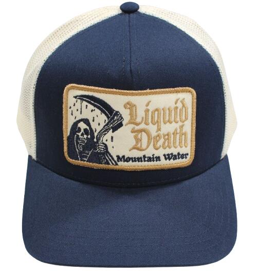 Rakuten - AMERICAN NEEDLE × LIQUID DEATH / TRUCKER MESH CAP / ivory×navy　　アメリカンニードル　リキッド・デス　トラッカーキャップ