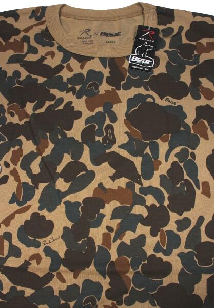 乐天商城 - ROTHCO × BEAR ARCHERY / FRED BEAR CAMO Tee　　ロスコ　ベアーアーチェリー　フレッドベアカモ柄　Tシャツ