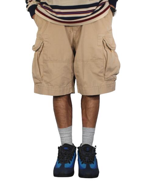 乐天商城 - USED!!! POLO RALPH LAUREN / CHINO CARGO SHORTS (00-10'S) / khaki　サイズ W35　　ポロ・ラルフローレン　カーゴショーツ