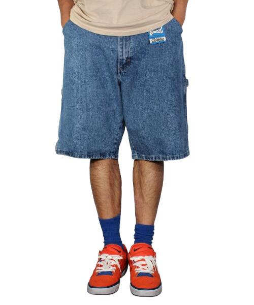 Rakuten - USED!!! WRANGLER / DENIM PAINTER SHORTS (00-10'S)　サイズ W34　　ラングラー　デニムペインターショーツ