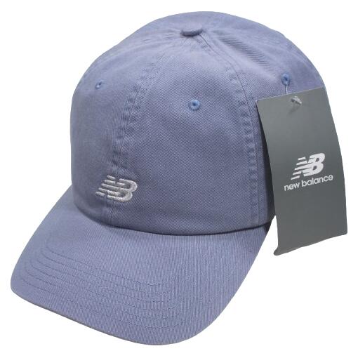 Rakuten - NEW BALANCE / LOGO 6PANEL STRAPBACK CAP / washed light blue　ニューバランス　プルオーバーフーディー