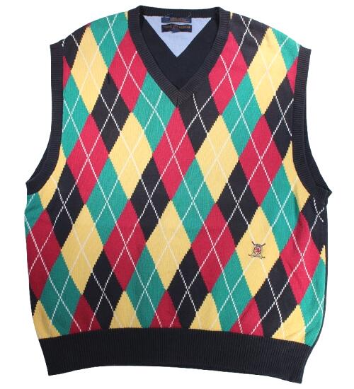 【TOMMY HILFIGER(トミーヒルフィガー)】から、アーガイル柄のコットン・ニットベスト(90年代製ヴィンテージ)が入荷です。 モデルは身長165cmの標準体型でXXLサイズを着用しています。 COTTON-100% MADE IN INDIA 【表記サイズ】・・XXL 【実寸】・・着丈70.5cm　身幅62cm　肩幅52cm 【状態】 多少の着用感はありますが、特筆すべき汚れやダメージはありません。 ・USED商品ですので、神経質な方のご購入はご遠慮下さい。 ・USED商品の返品交換は商品の性質上お受けできませんのでご了承の上ご購入下さい。 ・細かい汚れなどについて僅かな見落としがあった場合は 実使用に支障がある場合を除き、御容赦願います。 ・サイズはタグ表記よりも実寸サイズを参考にして下さい。 ・実物と色が多少異なる場合が有りますのでご了承下さい。 USEDアイテム 一覧ページはこちら