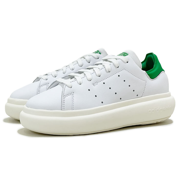 adidas Originals STAN SMITH PF アディアス オリジナルス スタンスミス PF ID2786【WHTGRN / 22.5cm-25.0cm】 ホワイト グリーン レトロ レザー 厚底 スニーカー レディース ユニセックス