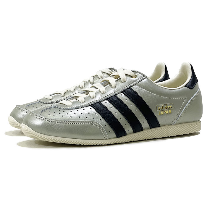 樂天商城 - adidas Originals JAPAN アディダス オリジナルス ジャパン JS4015 Alumina / Black【ALMBLK / 23.0cm-28.5cm】 アルミナ コアブラック スニーカー 本革 レトロ 復刻 ユニセックス メンズ レディース