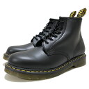 Dr.Martens ドクターマーチン 101 YS スムース 6 ホール ブーツ 26230001 SMOOTH 【BLK / UK3(22cm)-UK10(29cm)】 ブラック レザー 本革 牛革 メンズ レディース ユニセックス