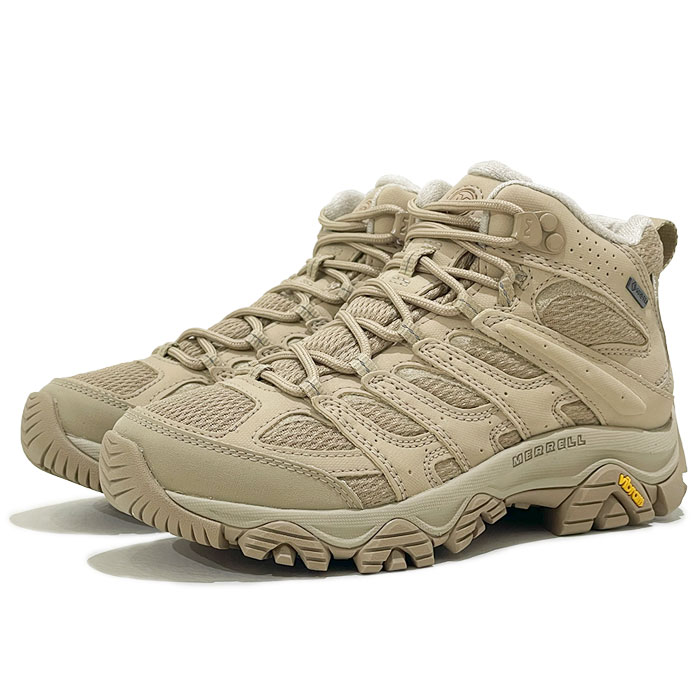 MERRELL メレル モアブ 3 シンセティック ミッド ゴアテックス ウィメンズ MOAB 3 SYNTHETIC MID GORE-TEX 500416 INCENSE / INCENSE【BEG / 23.0cm-25.0cm】 インセンス / インセンス ベージュ 透湿 防水 アウトドア トレッキング スニーカー