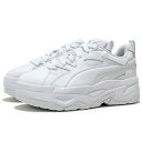 PUMA BLSTR Dresscode Women’s プーマ ブラスター ドレスコード ウィメンズ 396094 01 White 【WHT / 23.0cm-25.0cm】 ホワイト 厚底 レザー 本革 スニーカー レディース