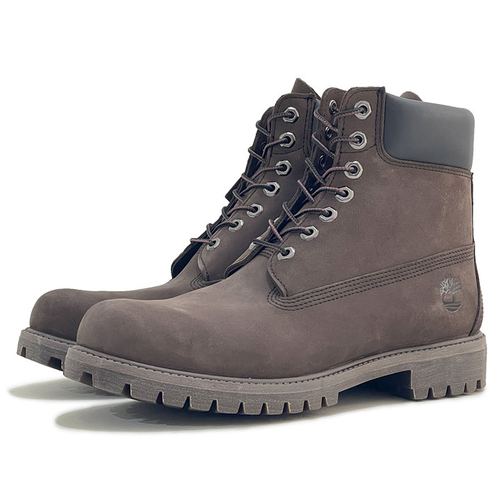 Timberland ティンバーランド 6インチ プレミアム ウォータープルーフ ブーツ 6 INCH PREMIUM LACE UP BOOTS 10001 BROWN  ブラウン ヌバック レザー 本革 牛革 ワーク メンズ