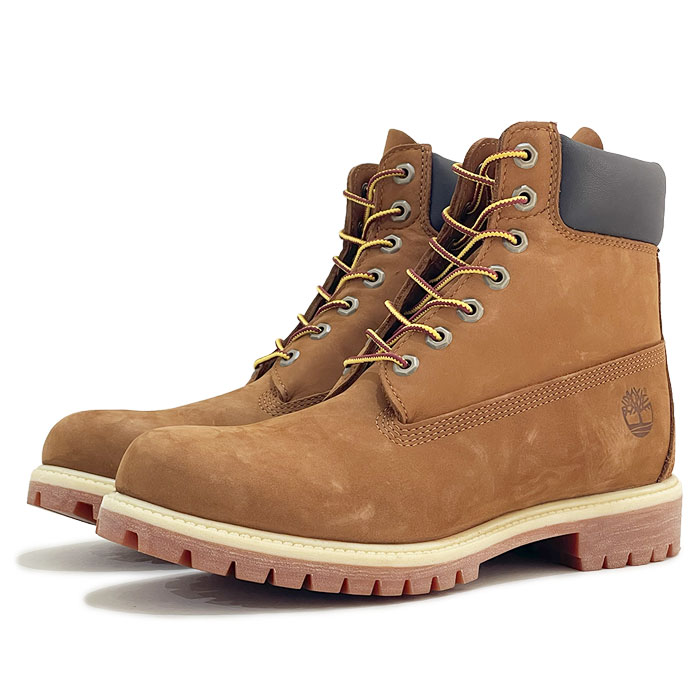 Timberland ティンバーランド プレミアム 6インチ ウォータープルーフ ブーツ PREMIUM 6 INCH LACE UP BOOTS 72066 DARK WHEAT  ダーク ウィート ブラウン ヌバック レザー 本革 牛革 メンズ