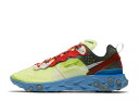 【今なら割引クーポン発行中】Nike アンダーカバー×ナイキ リアクトエレメント87 イエロー/レッド ナイキ BQ2718-700 メンズ スニーカー ランニングシューズ 21SN-BQ2718-700