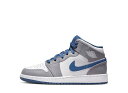 【1000円割引クーポン】Nike ナイキ GS エアジョーダン1 ミッド トゥルーブルー ナイキ DQ8423-014 大人も履ける キッズモデル ウィメンズ...