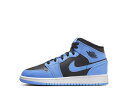 【1000円割引クーポン】Nike ナイキ GS エアジョーダン1 ミッド ユニバーシティブルー ナイキ DQ8423-401 大人も履ける キッズモデル ウィ...