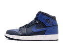 【今なら割引クーポン発行中】Nike ナイキ エアジョーダン1 ミッド オブシディアンゲームロイヤル ナイキ ナイキ エアジョーダン1 ミッド オブシディアンゲームロイヤル 554724-412 メンズ スニーカー ランニングシューズ 21SN-554724-412(4)