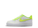 【1000円割引クーポン】Nike ナイキ GS エアフォース1 LV8 ホワイト/ボルト/ピンク グロー ナイキ DV1680-100 大人も履ける キッズモ...