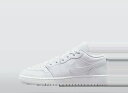 【1000円割引クーポン】Nike ナイキ GS エアジョーダン1 ロー ホワイト ナイキ 553560-136 大人も履ける キッズモデル ウィメンズ レディ...