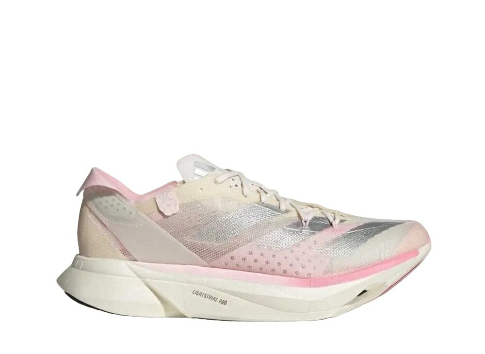 楽天HYPE GUARD【公式】楽天市場店【今なら割引クーポン発行中】adidas アディダス ウィメンズ アディゼロ アディオス Pro 3 W チョークホワイト/シルバーメタリック/クリアピンク アディダス IG6425 ウィメンズ レディース スニーカー ランニングシューズ 21SN-IG6425