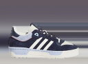 【1000円クーポン発行中】adidas フープヨークシティ × アディダス オリジナルス ウィメンズ ライバルリー86 ロー シャドウネイビー アディダス IG3434 ウィメンズ レディース スニーカー ランニングシューズ 21SN-IG3434(4)