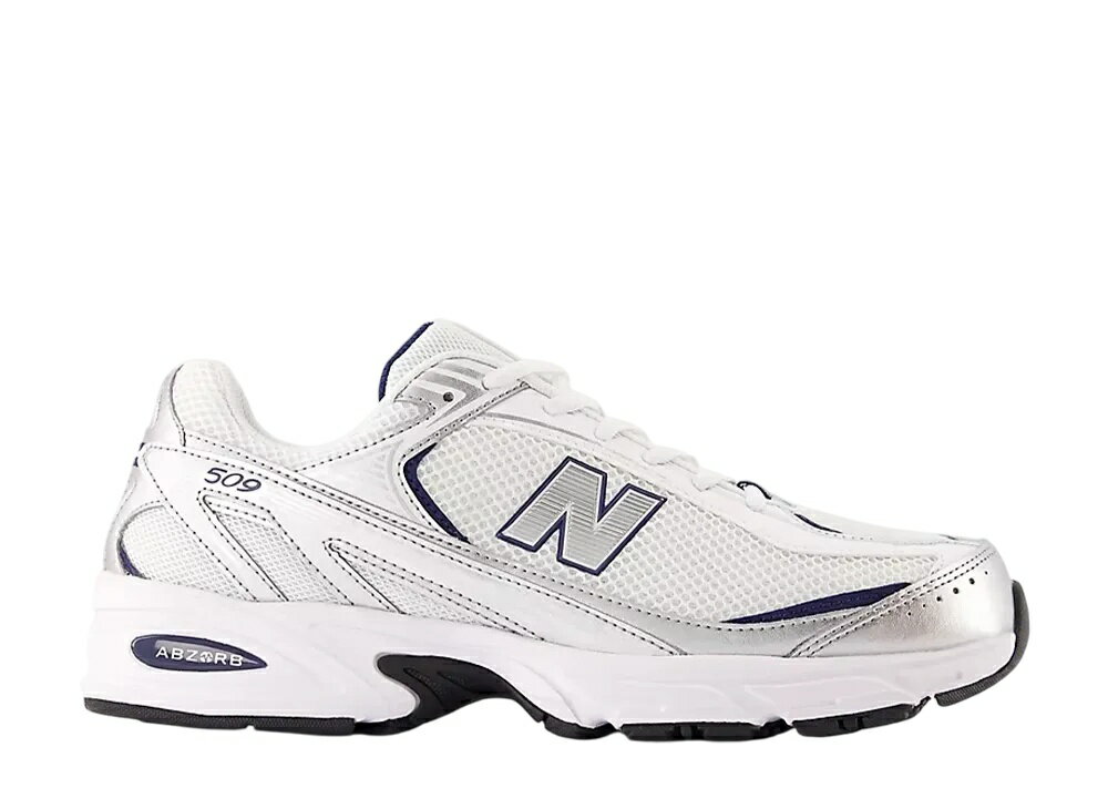 【ポイント5倍】New Balance ニューバランス 509V1 ホワイト/NBネイビー/シルバーメタリック ニューバランス U509CD メンズ スニーカー ランニングシューズ 21SN-U509CD