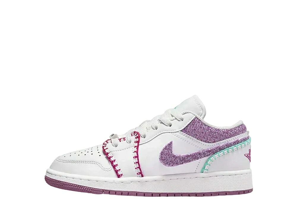 Rakuten - 【今なら割引クーポン発行中】Nike ナイキ GS エアジョーダン1 ロー ニット ナイキ DM9037-100 大人も履ける キッズモデル ウィメンズ レディース スニーカー ランニングシューズ キッズスニーカー ベビーシューズ 21SN-DM9037-100