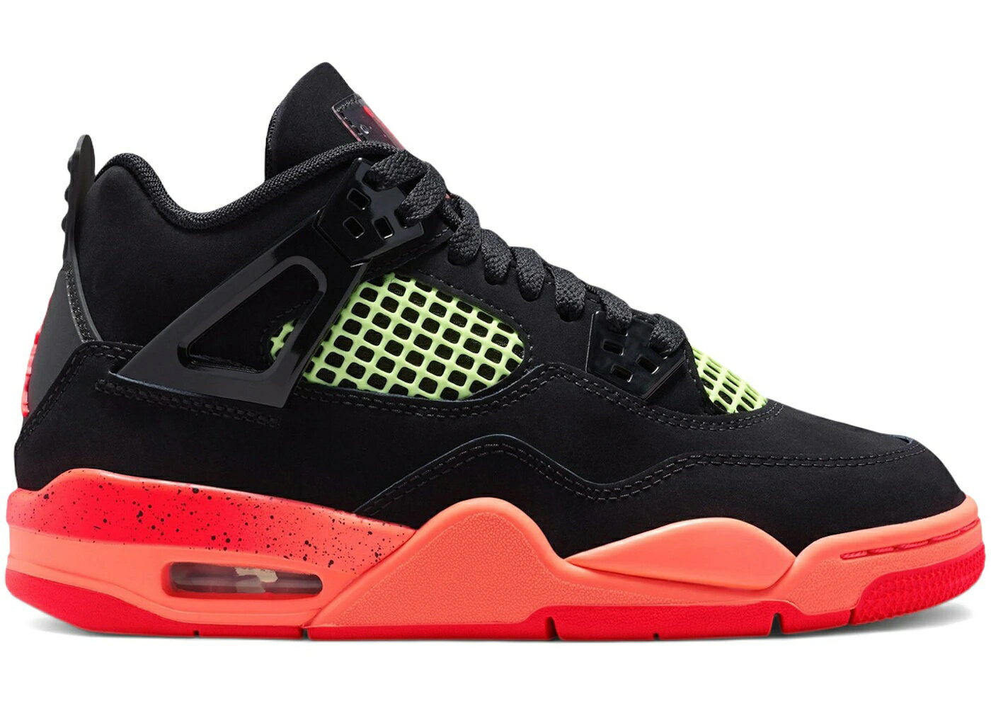 6/15Jordan Jordan 4 Retro Black Bright Mango Barely Volt Infrared 23 Jordan II1271-001 メンズ スニーカー ランニングシューズ 19SX-20260508125615-1640