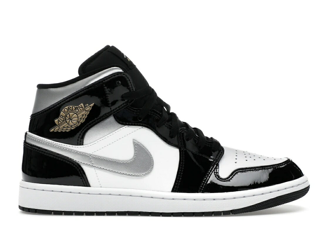 ＼スーパーセール／1000円クーポン発行中！Jordan Jordan 1 Mid SE Patent Black White Metallic Silver Metallic Gold Jordan HV0789-010 メンズ スニーカー ランニングシューズ 19SX-20260508125615-1764