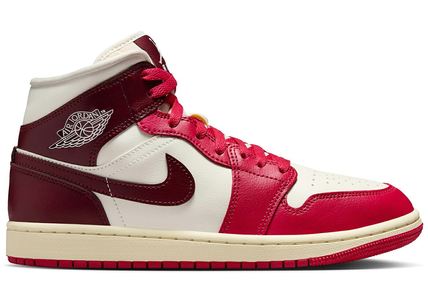 今だけ発行中!!Jordan Jordan 1 Mid Sail Mystic Hibiscus (Women's) Jordan BQ6472-119 ウィメンズ レディース スニーカー ランニングシューズ 19SX-20260508125615-1783