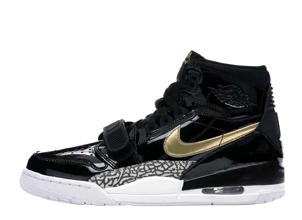 期間限定クーポン！Nike ナイキ エアジョーダン レガシー312 ブラック ゴールド パテント ナイキ AV3922-007 メンズ スニーカー ランニングシューズ 21SN-AV3922-007