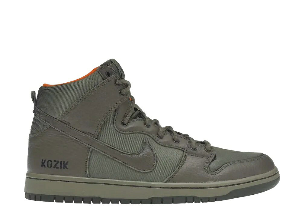 Nike ナイキ SB ダンク ハイ フランク コジック スティール グリーン/オリーブ カーキ サーフティ オレンジ ナイキ 313171-328 メンズ スニーカー ランニングシューズ 21SN-313171-328