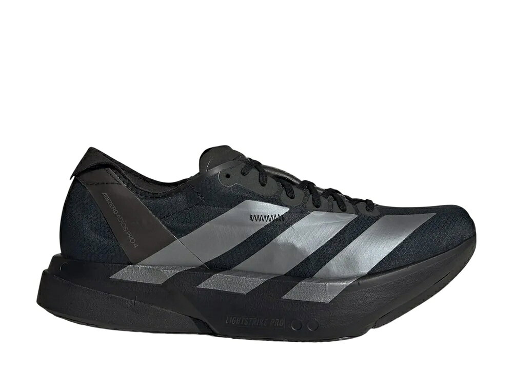 1000円クーポン発行！adidas アディダス アディゼロ アディオス プロ4 コアブラック/アイアンメタリック/カーボン アディダス JR4887 メンズ スニーカー ランニングシューズ 21SN-JR4887